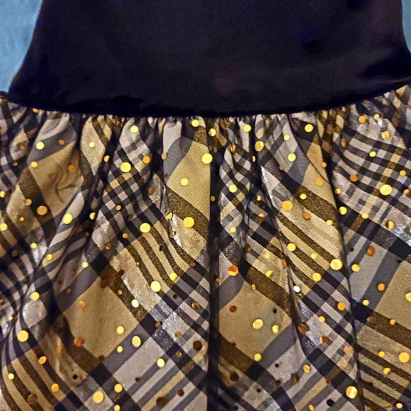 Bonnie Jean Girls Dress size 5T colors Black and Gold - Picture 12 of 12
